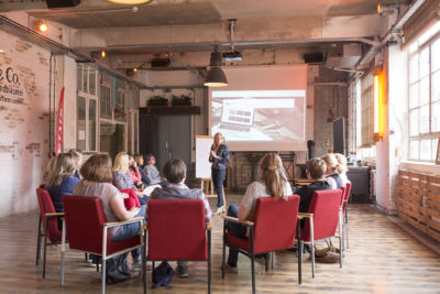 Dass auch eine gelungene Website ein Schlüssel zum Erfolg ist, vermittelte Christina Diehl den Teilnehmerinnen in ihrem Workshop „Ihre Website als Aushängeschild“